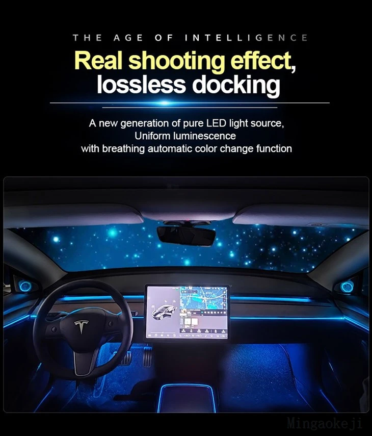 Vehicle Treble Luminous Turbine Air Outlet